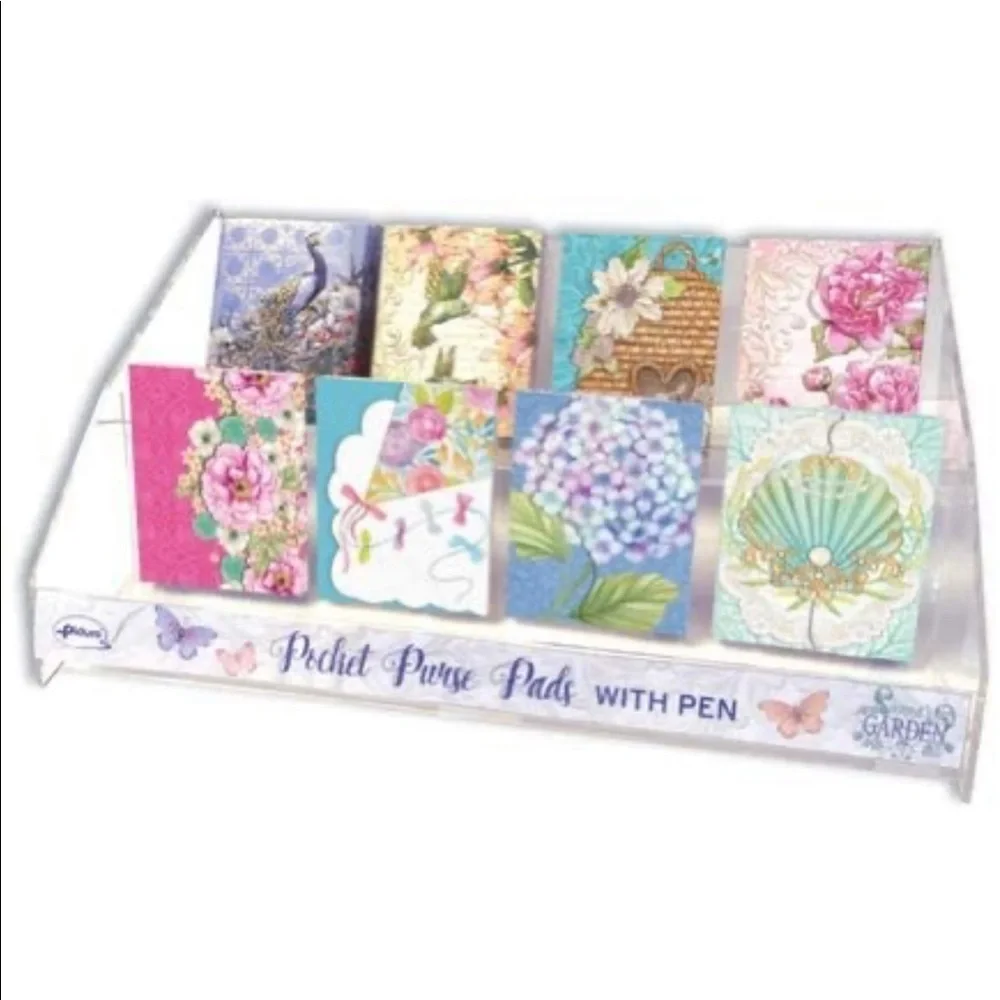 Pictura Peacock Purse Embossed Notepad with Pen